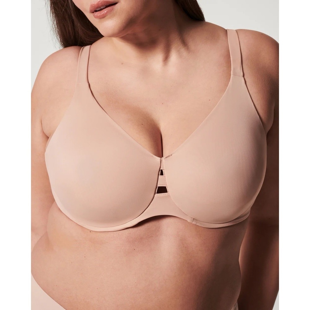 SPANX Low Profile Minimizer Bra In Champagne Beige Size 40G